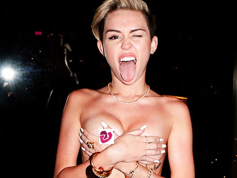 Miley Cyrus Calls Out Her Own Nip Slip In NSFW Picture