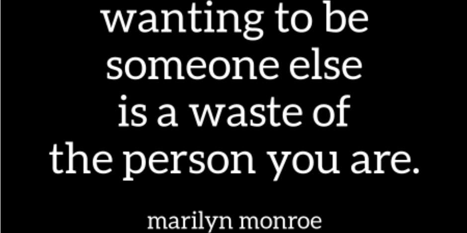 marilyn monroe self esteem quote