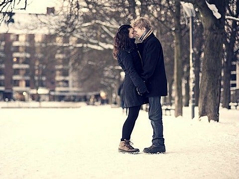 winter couple