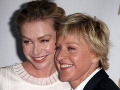 Portia de Rossi and Ellen DeGeneres