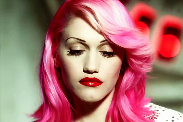 gwen stefani pink hair