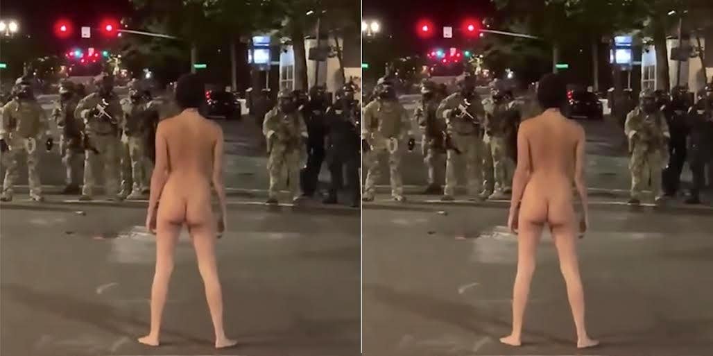 Who Is Naked Athena, The Protestor Who Stripped Down In Oregon? 