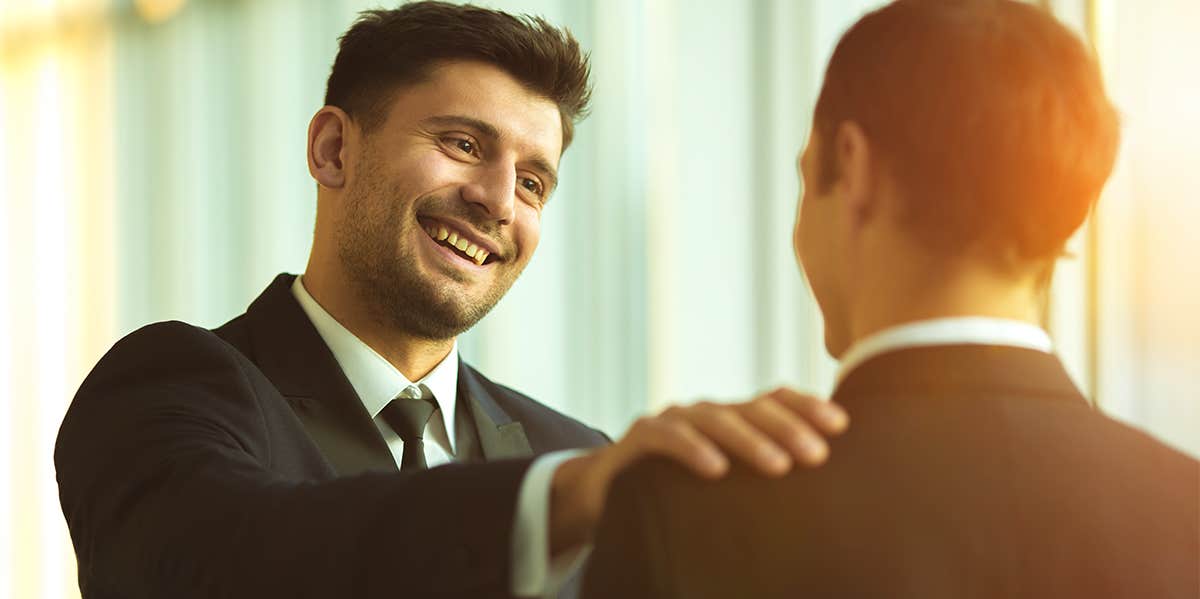 10 Unusual Behaviors That Will Make People Respect You More 2 men talking