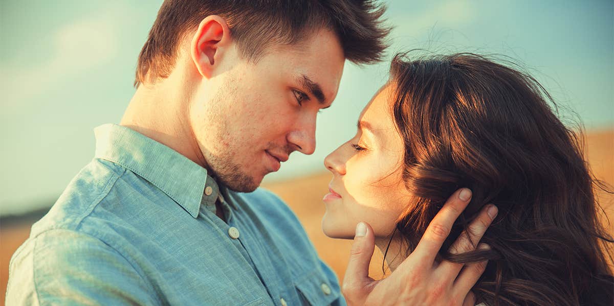 10 Essential Things All Couples Need To Do To Build A Strong Relationship man holding woman's face