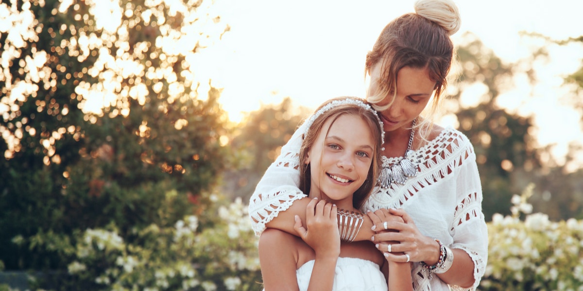 mother and daughter