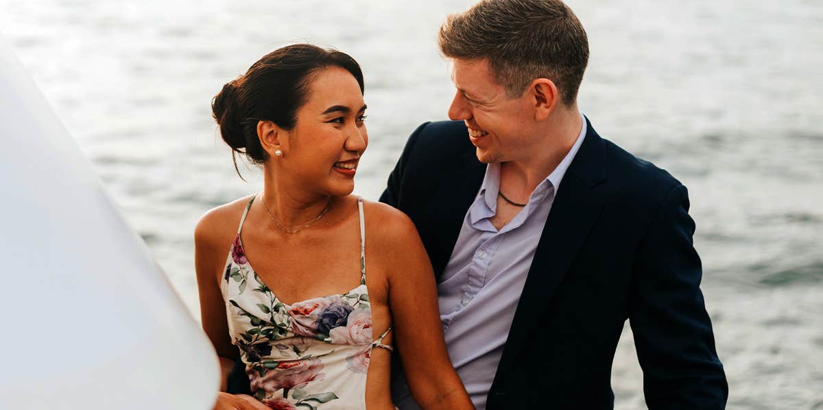 couple on boat together