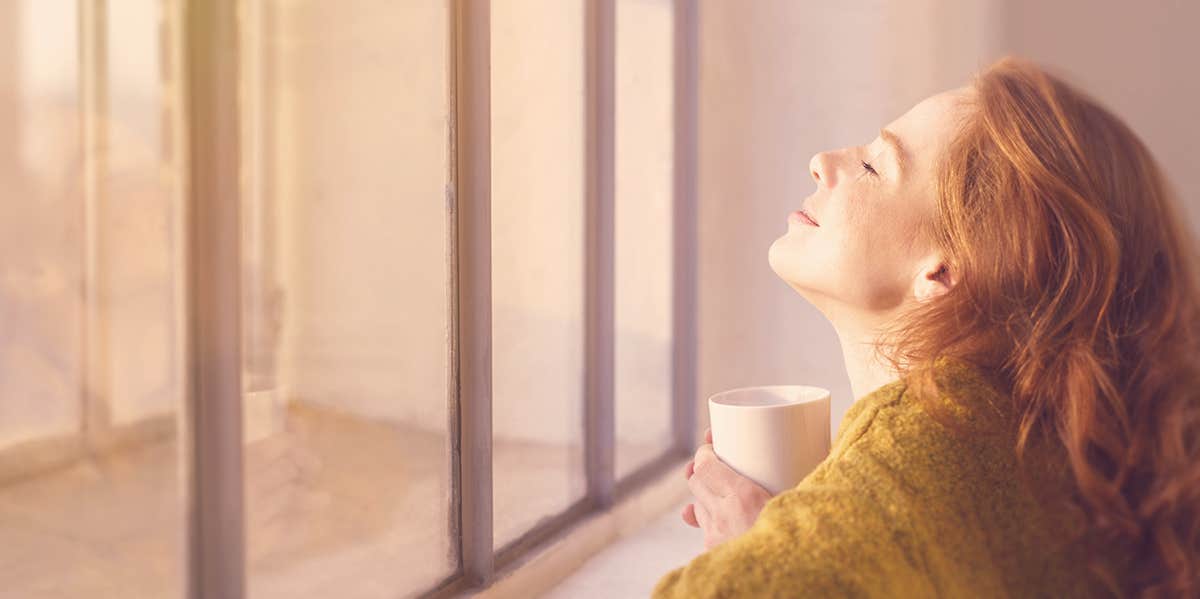 10 Things To Do When You're Ready To Overcome Your Depression And Anxiety woman bathing in sun