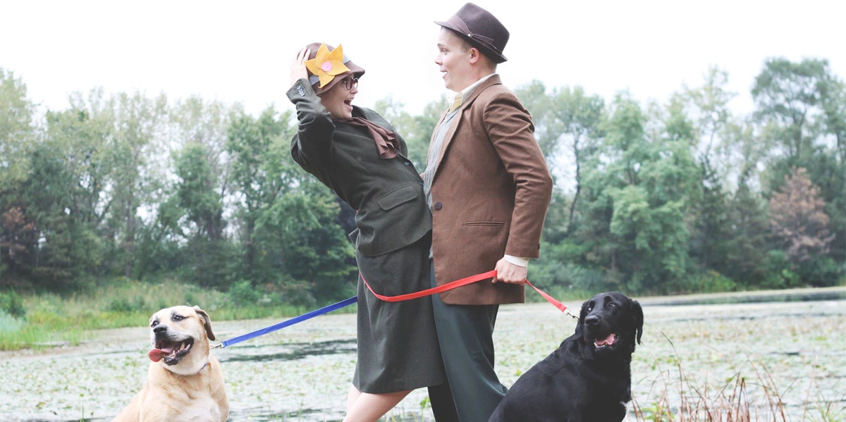 Couple Reenacts "101 Dalmatians" For Engagement Photos