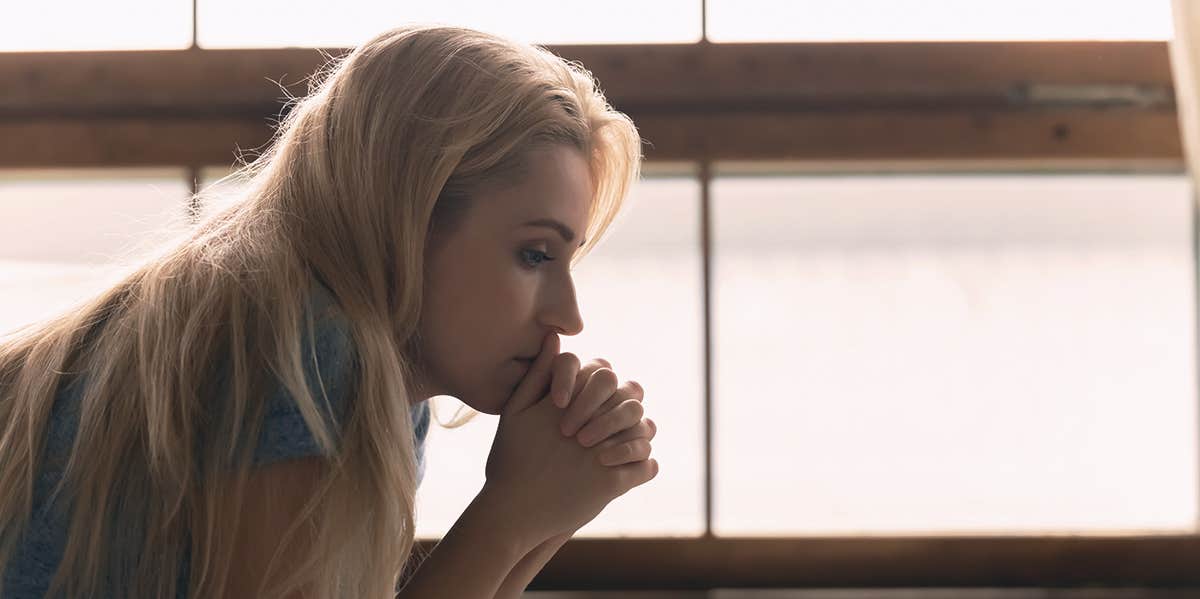 11 Reasons Why You're Stuck In An Unfulfilling Marriage (& How You Can Save Your Relationship) woman looks depressed