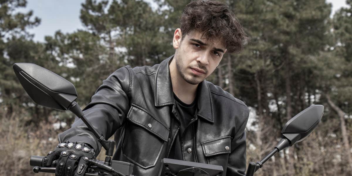 Signs He's A Secret Scumbag (And You Need To Dump Him) motorcycle bad boy