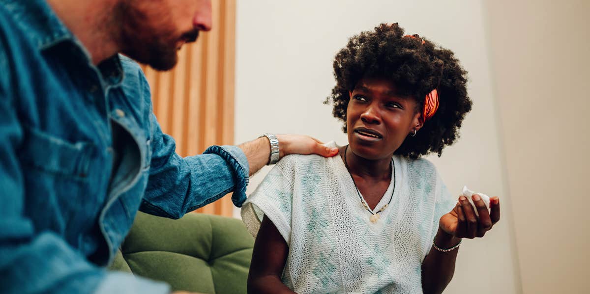 Signs You're In Love With An Emotionally Draining Person man and woman arguing