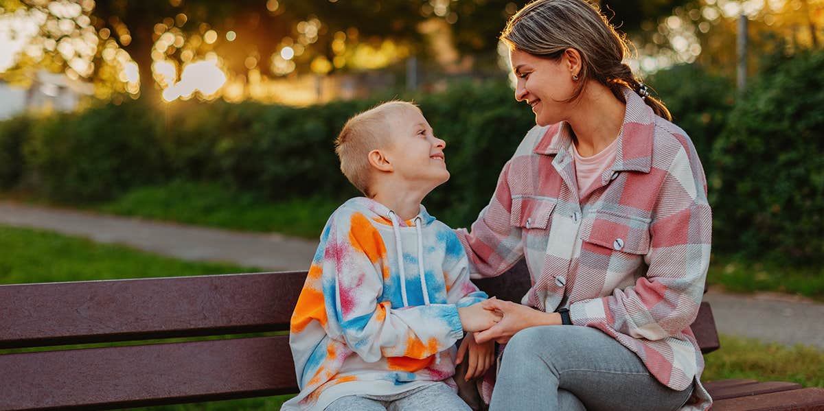 The 15 Most Damaging Phrases You Can Say To Your Kids mom talking to young son
