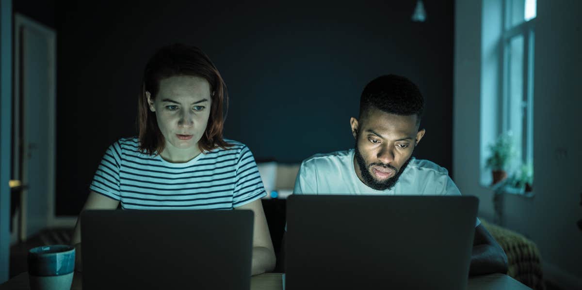 Harsh Signs Your Job Is Killing Your Relationship man and woman working side by side
