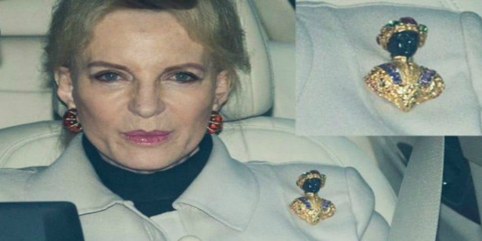 Princess Michael of Kent Wears Racist Brooch To Meet Meghan Markle