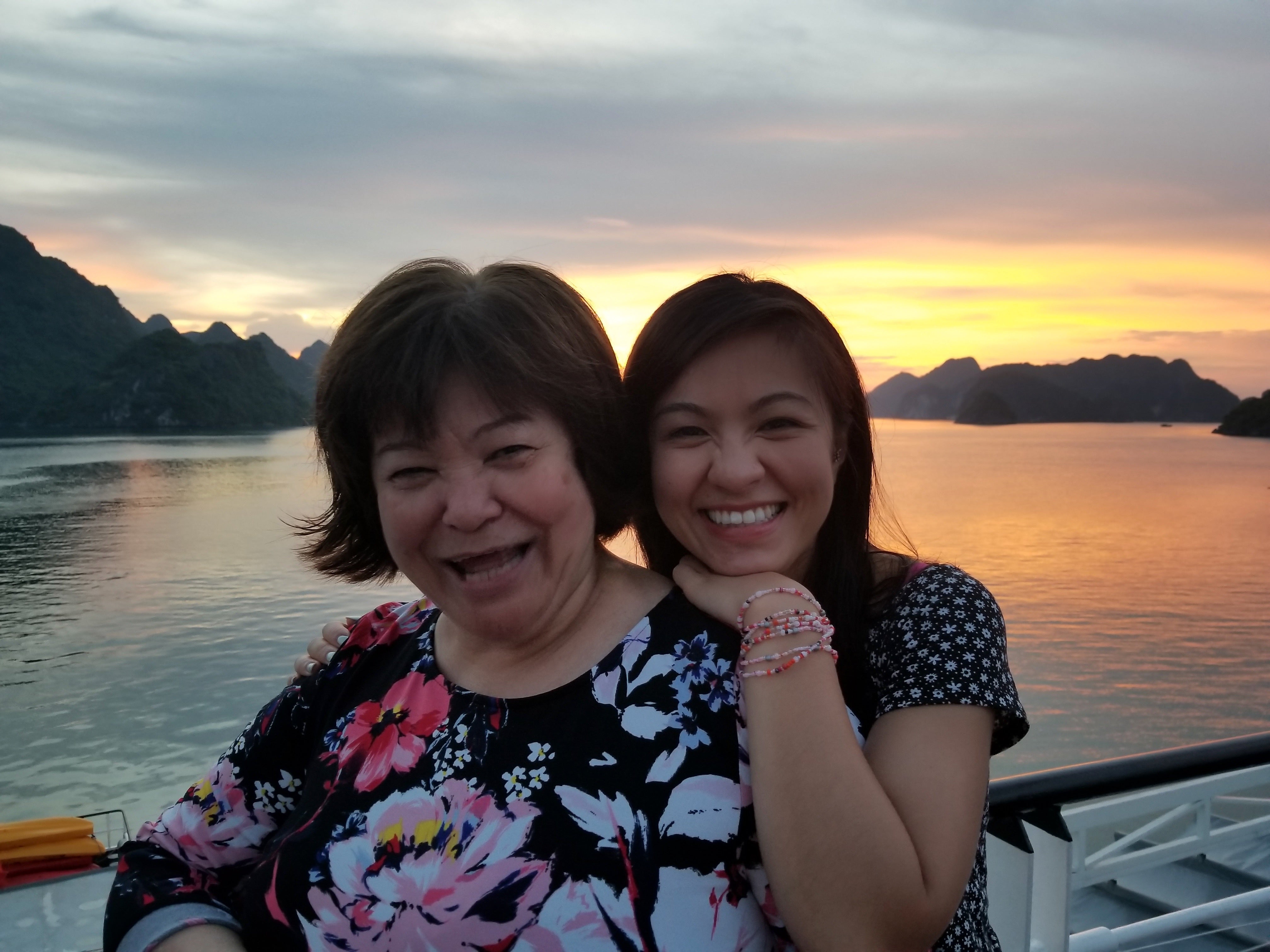 Photo of Jane Mai Ngo and Her Mom in Vietnam