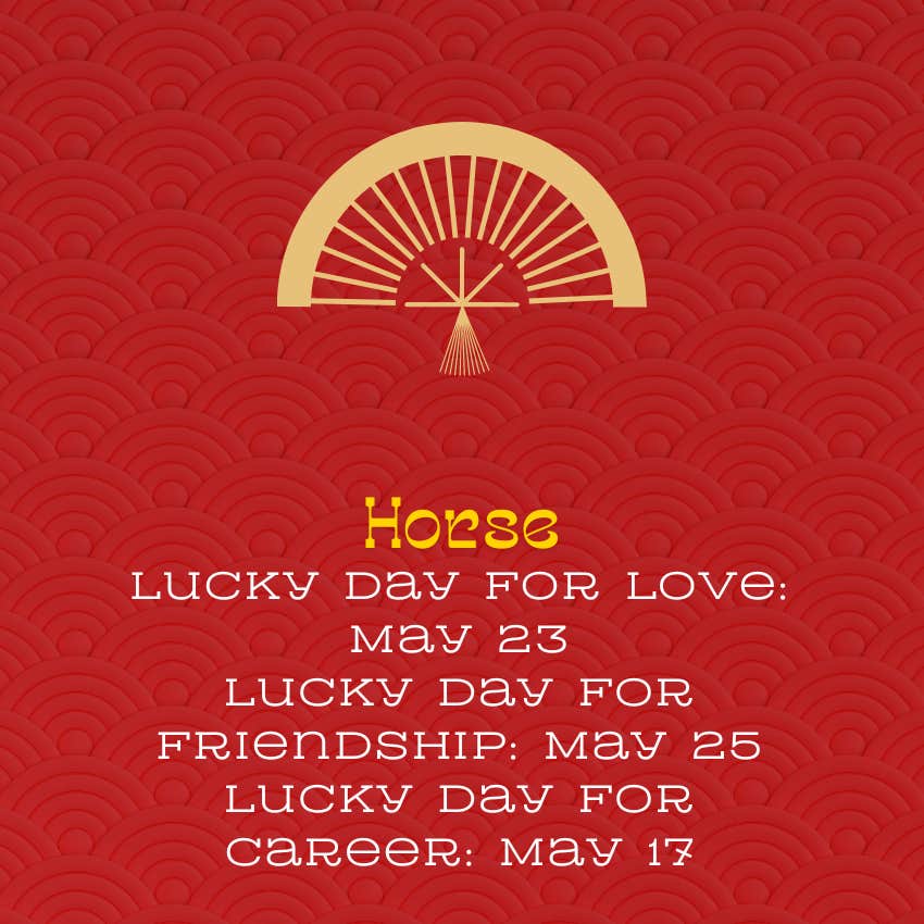 horse chinese zodiac sign may 2024 horoscope