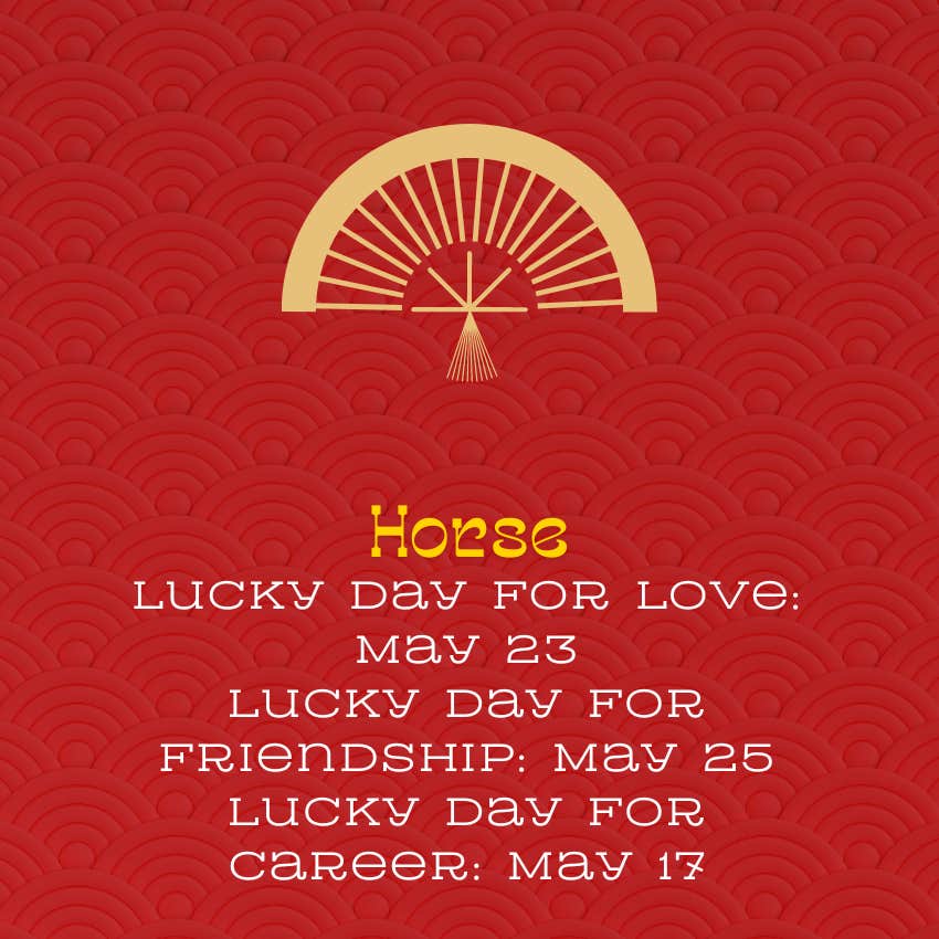horse chinese zodiac sign may 2024 horoscope