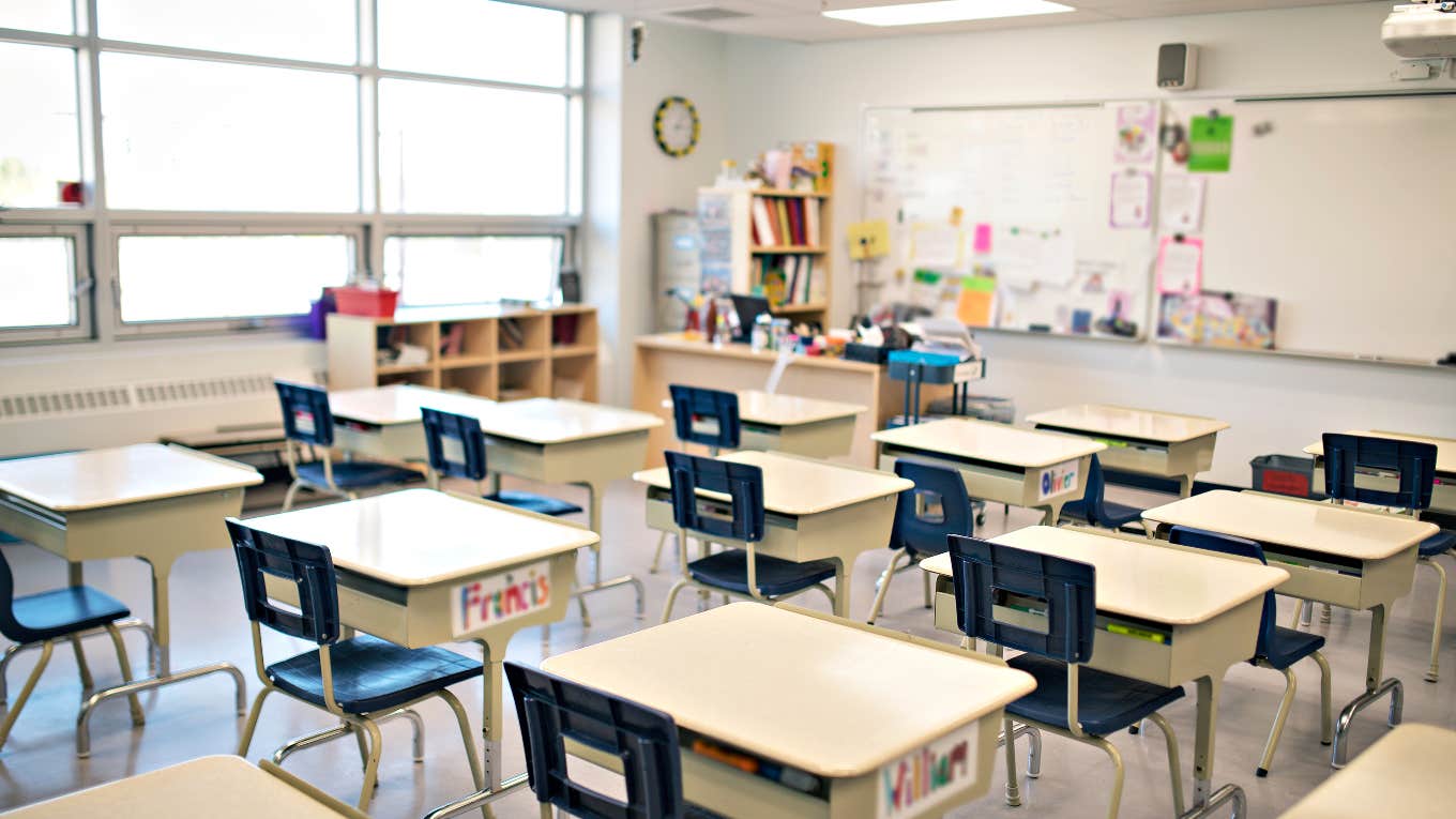 empty classroom