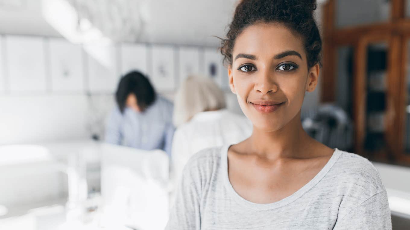 woman in office 