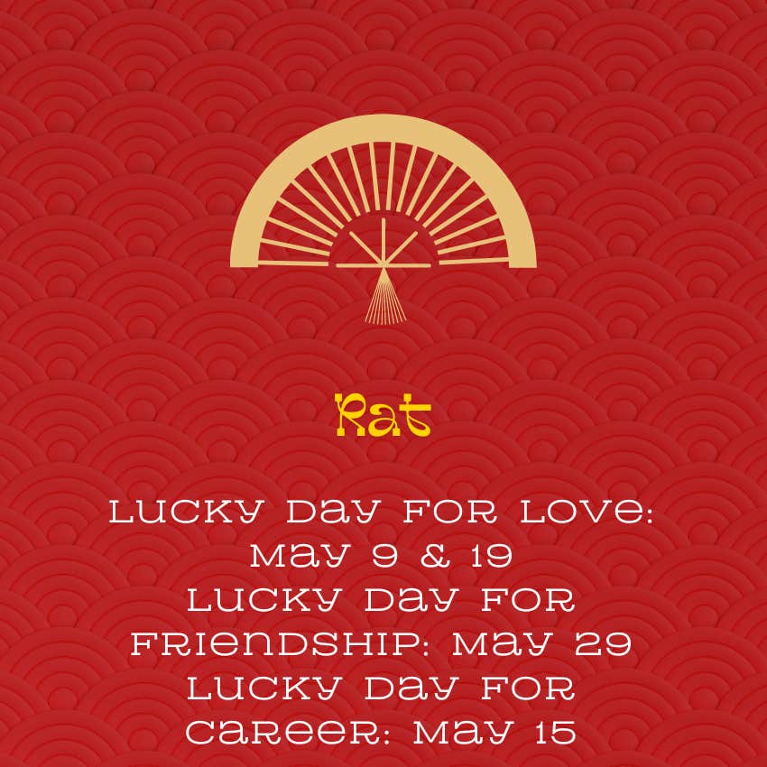 rat chinese zodiac sign monthly horoscope may 2024