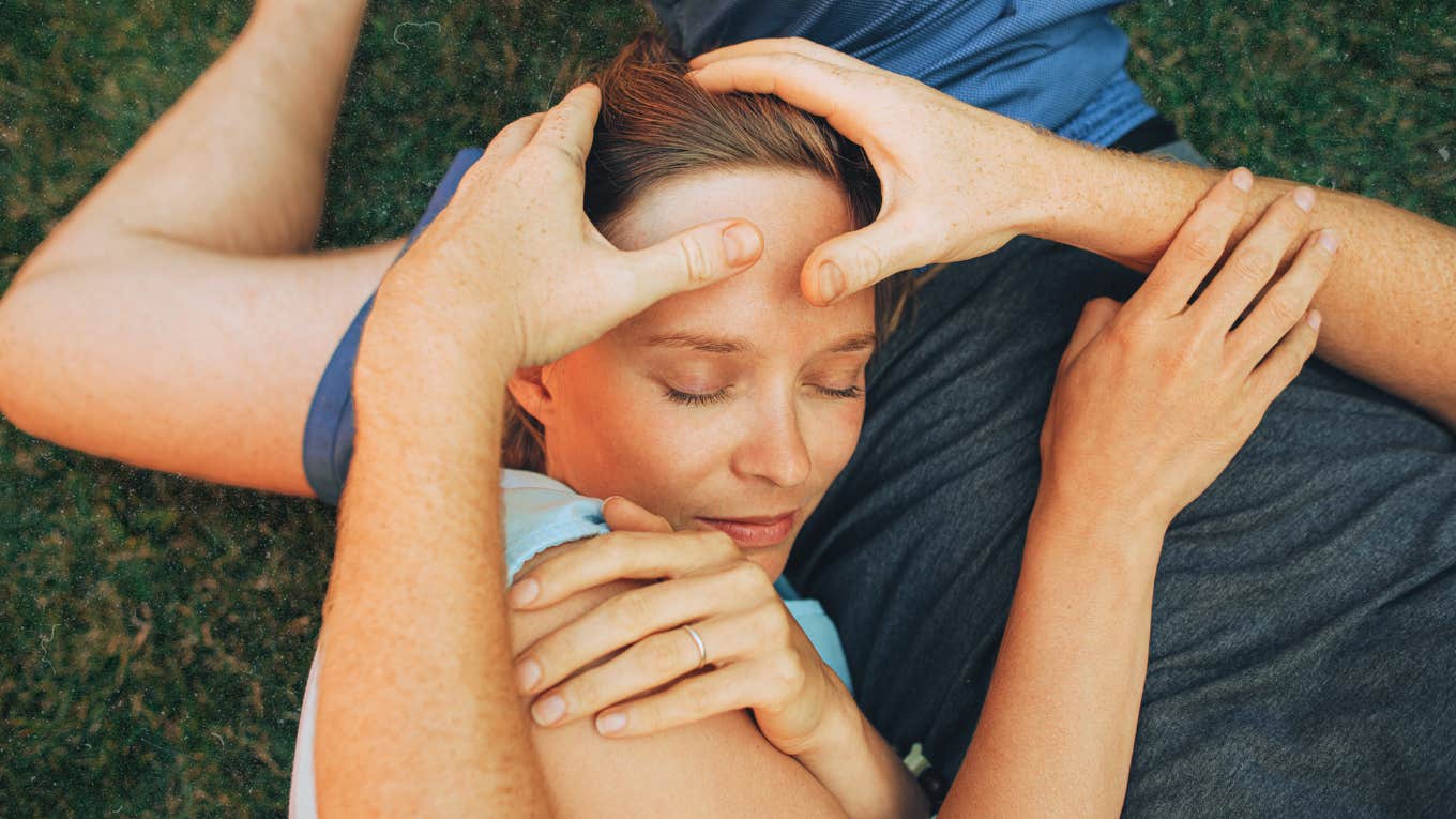 Couple being vulnerable with each other hoping to save hapless relationship