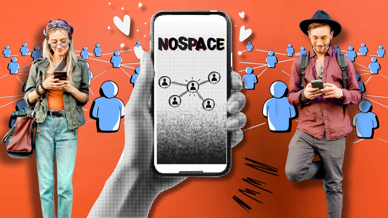Gen Z create new style social media app, Nospace