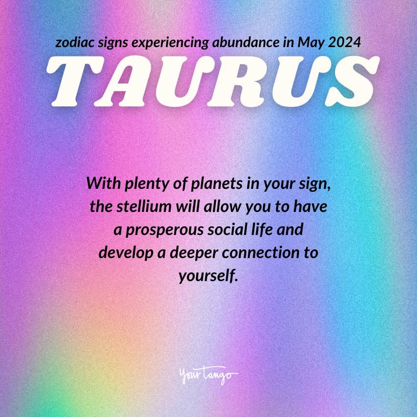 taurus horoscope may 2024 abundance