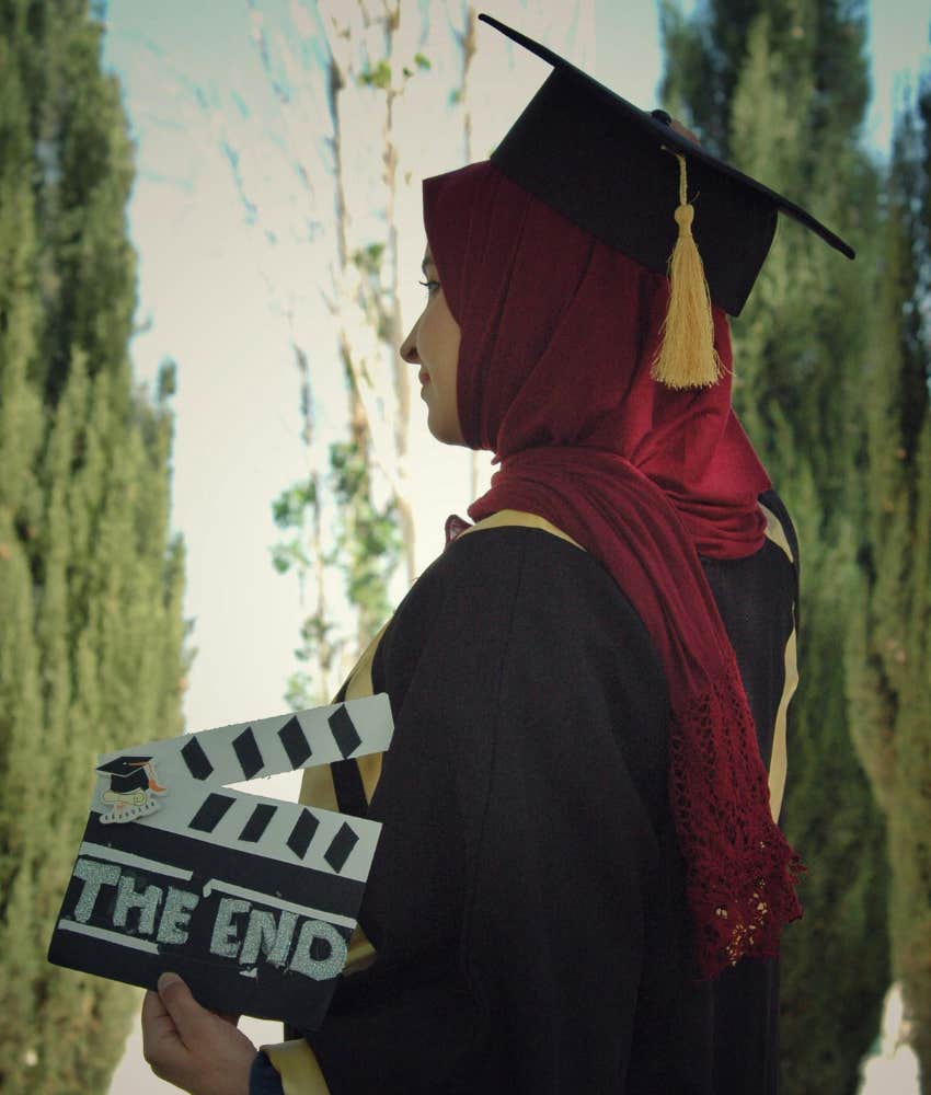 student graduating