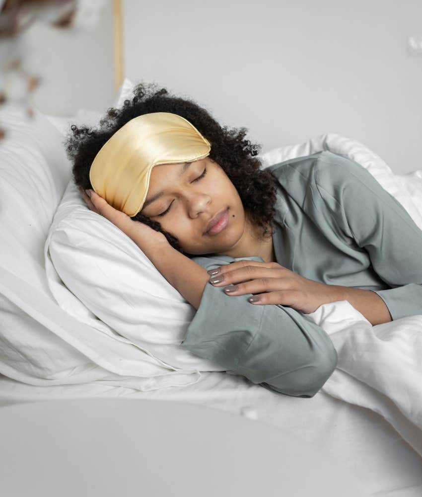 woman sleeping