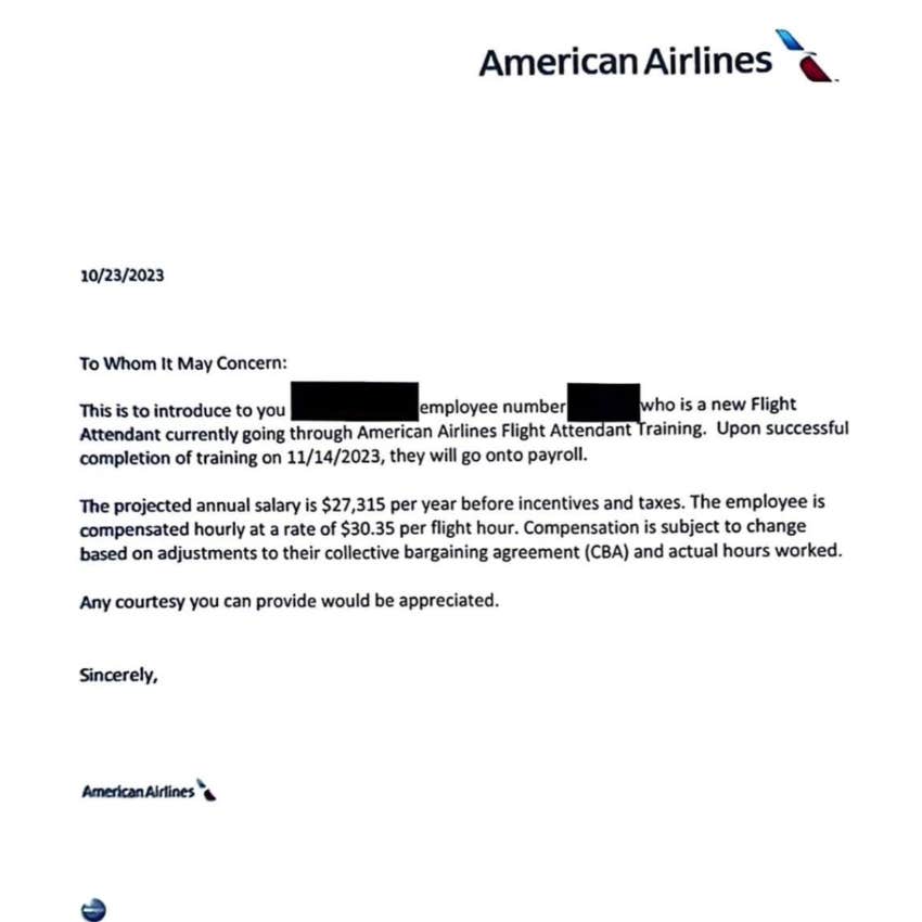 poverty verification letter