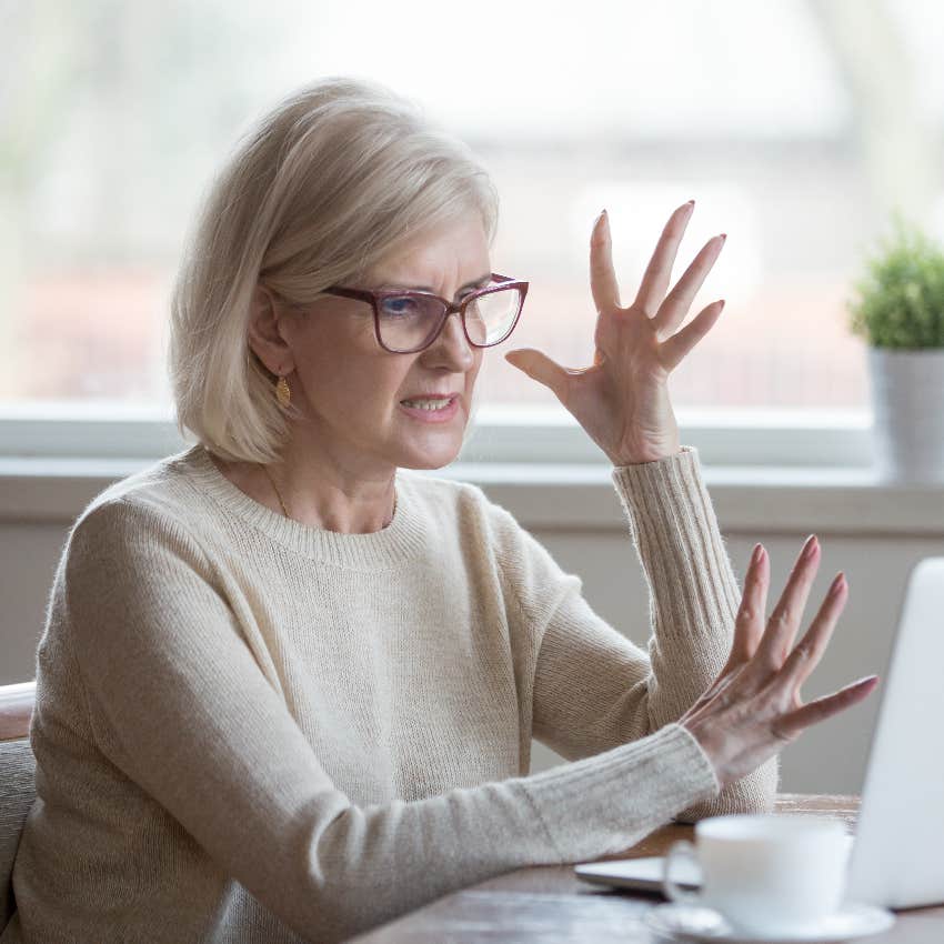 Gen X worker annoyed at work experiencing resenteeism