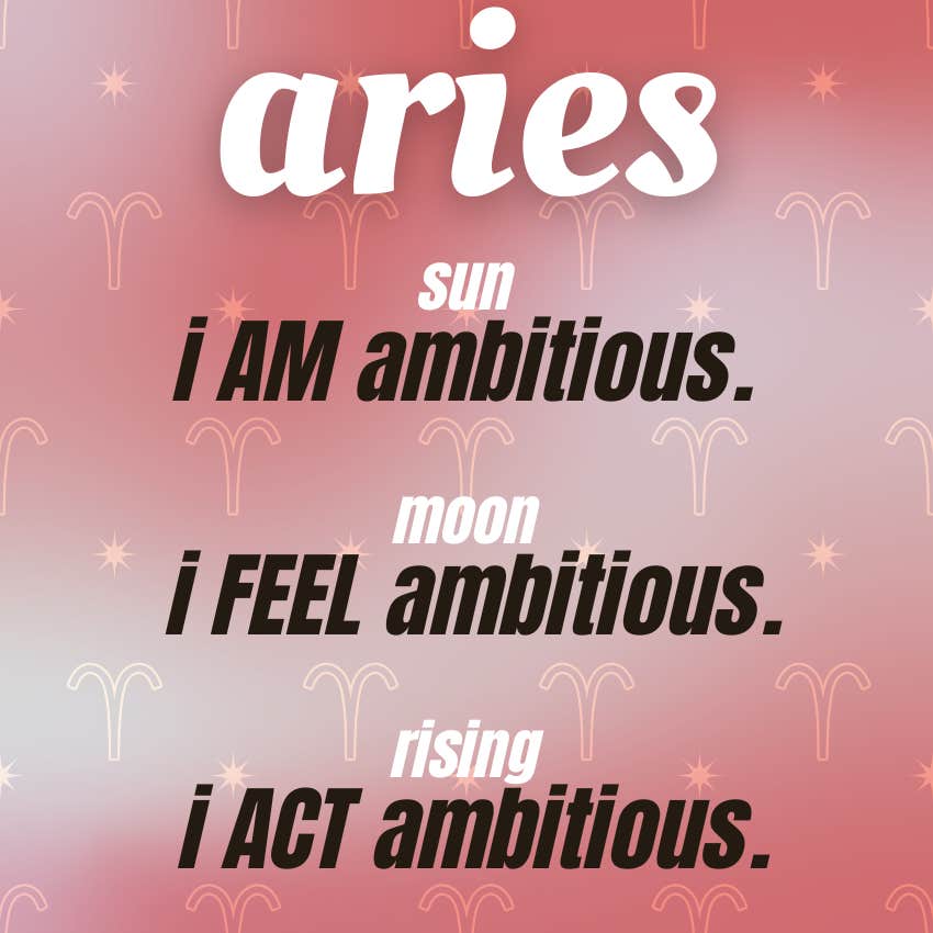 aries sun moon and rising differences