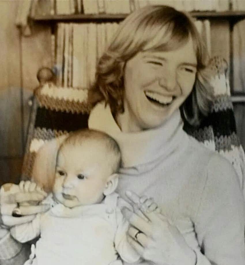 Author and her mother
