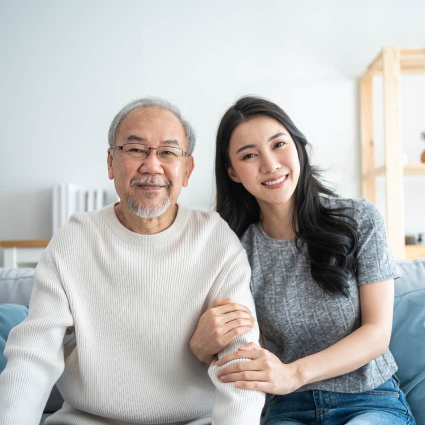 grandpa and granddaughter 