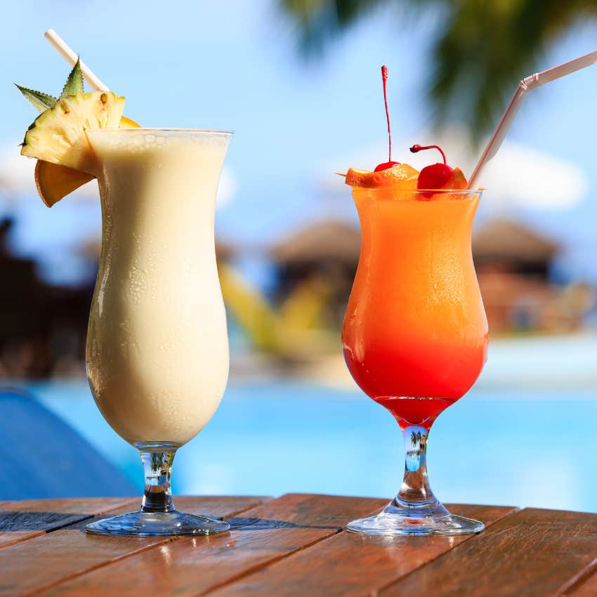 Fancy and colorful cocktails. 