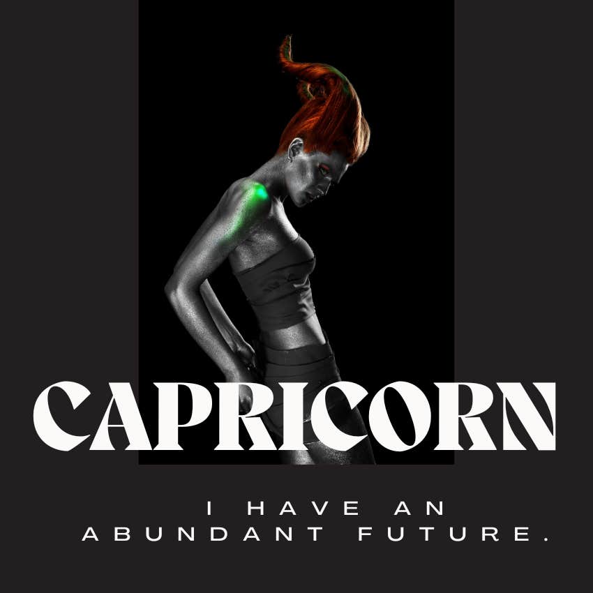 capricorn zodiac sign abundance affirmation for may 2, 2024