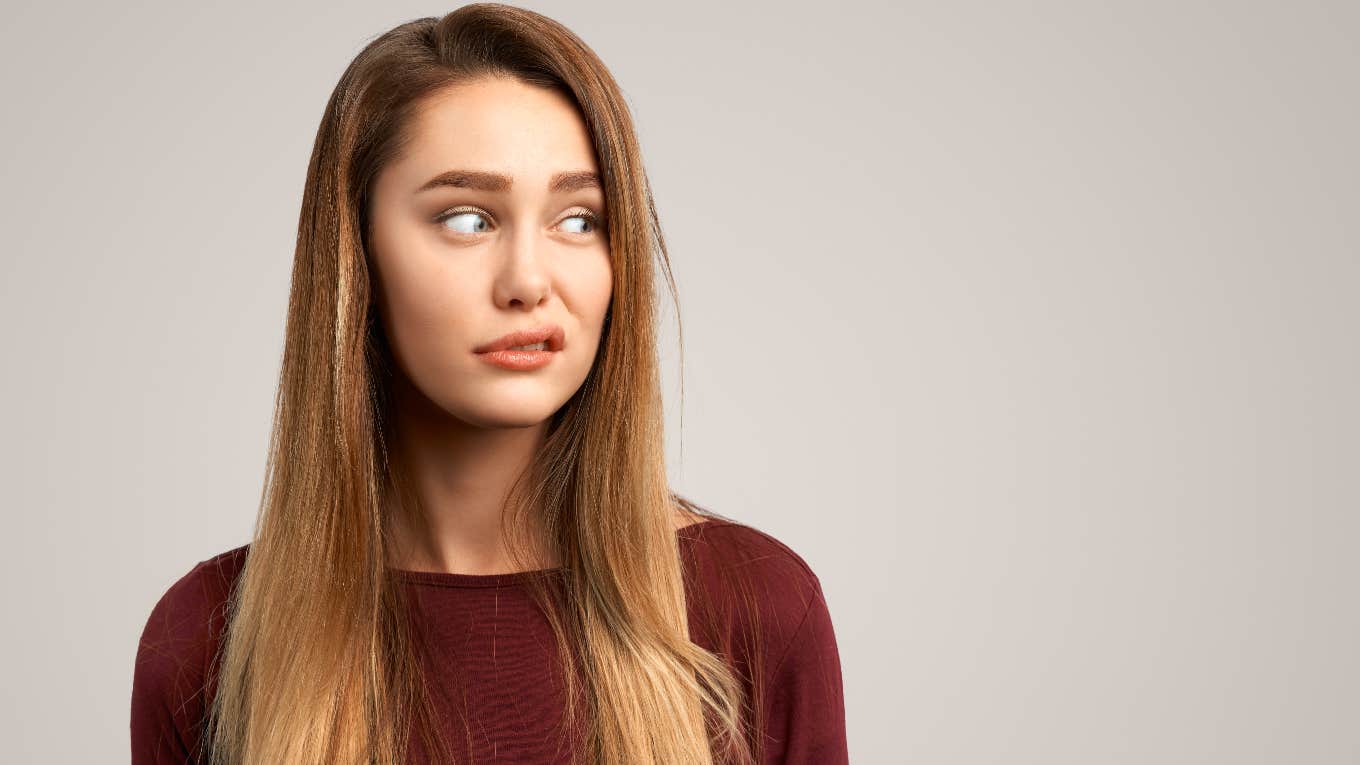Dating Coach Shares The Most Valid 'Ick' woman looking disgusted