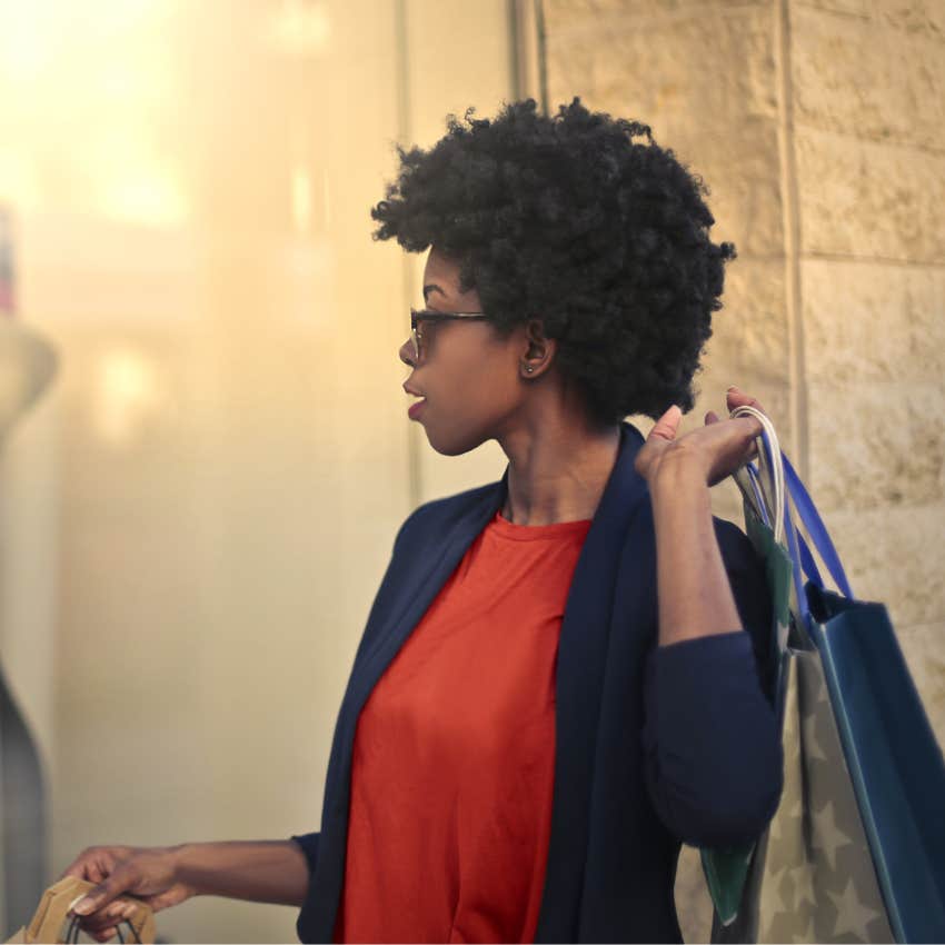 woman shopping