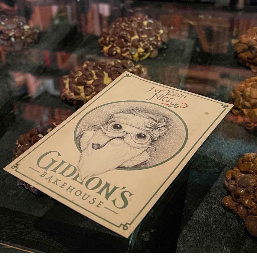 Gideon's Bakehouse cookie case. 