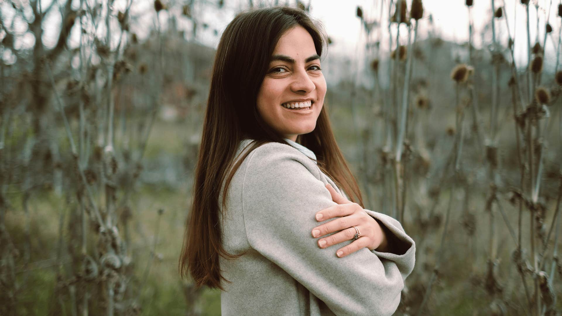 woman feeling confident