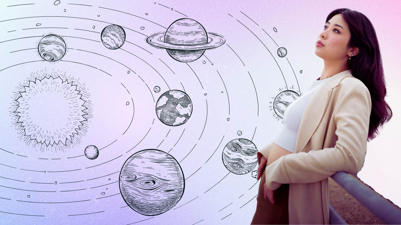 Most Influential Astrology Transits In June 2024 woman looking at june 2024 astrology transits
