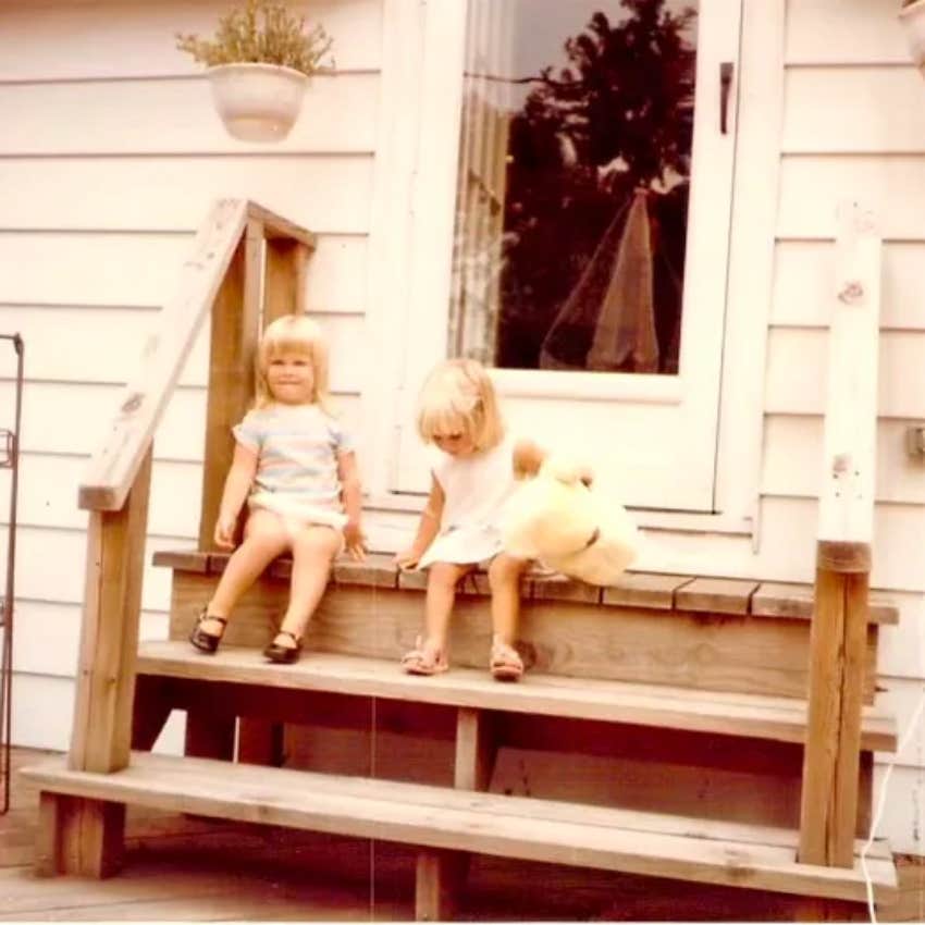 Author and Tracy in 1984