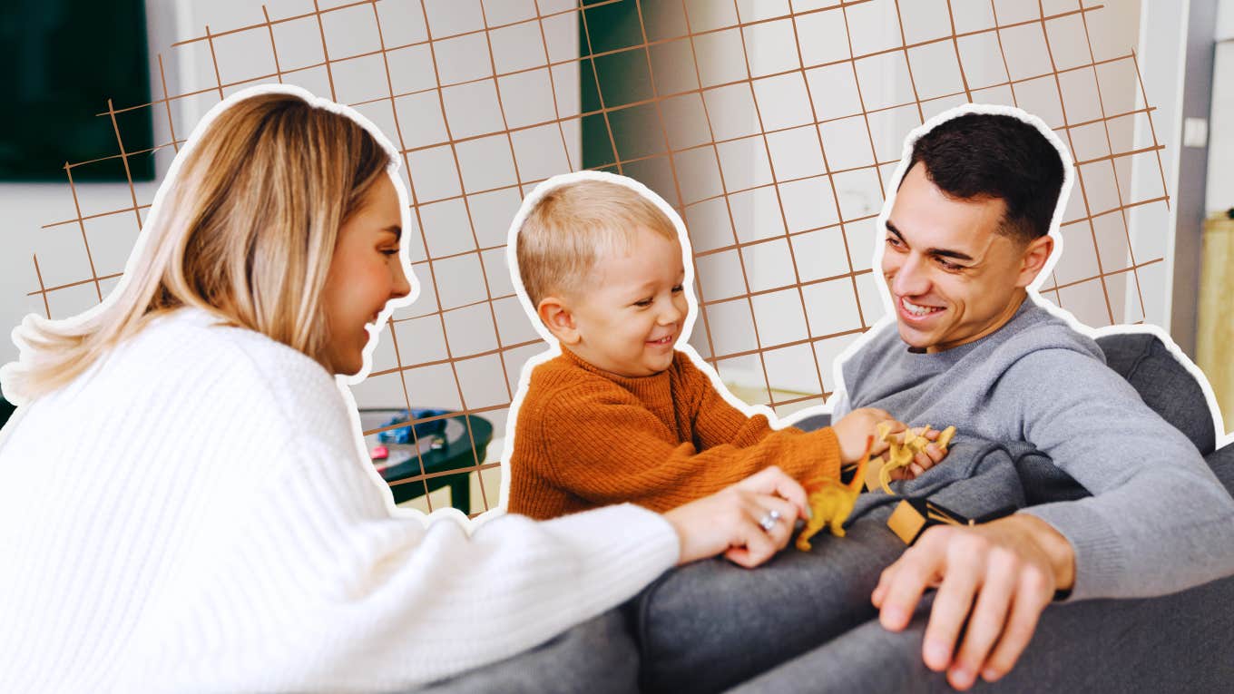 Toddler teaching mother lessons about her marriage 