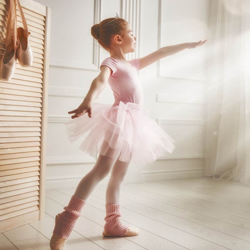 little girl, dancer 