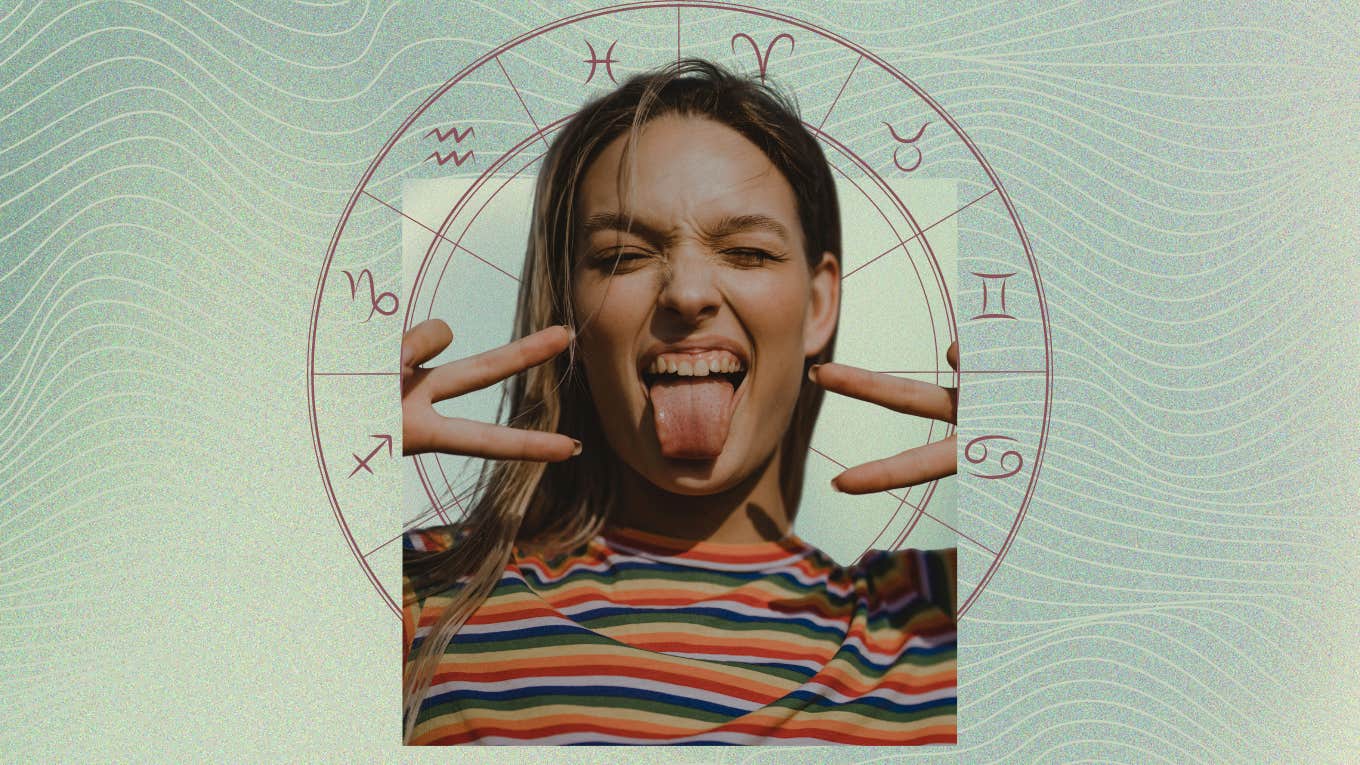 The 3 Luckiest Zodiac Signs When Moon Trines Mercury On May 26 lucky woman with zodiac wheel