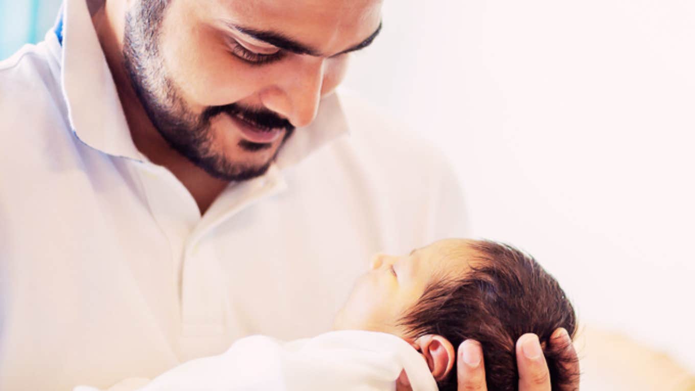 Man Tells His Partner He Is Hesitant To Have More Children Since Her Family Is Not The Most Attractive man, father, baby