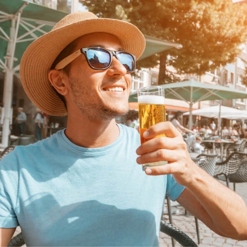 beer, man, drinking 