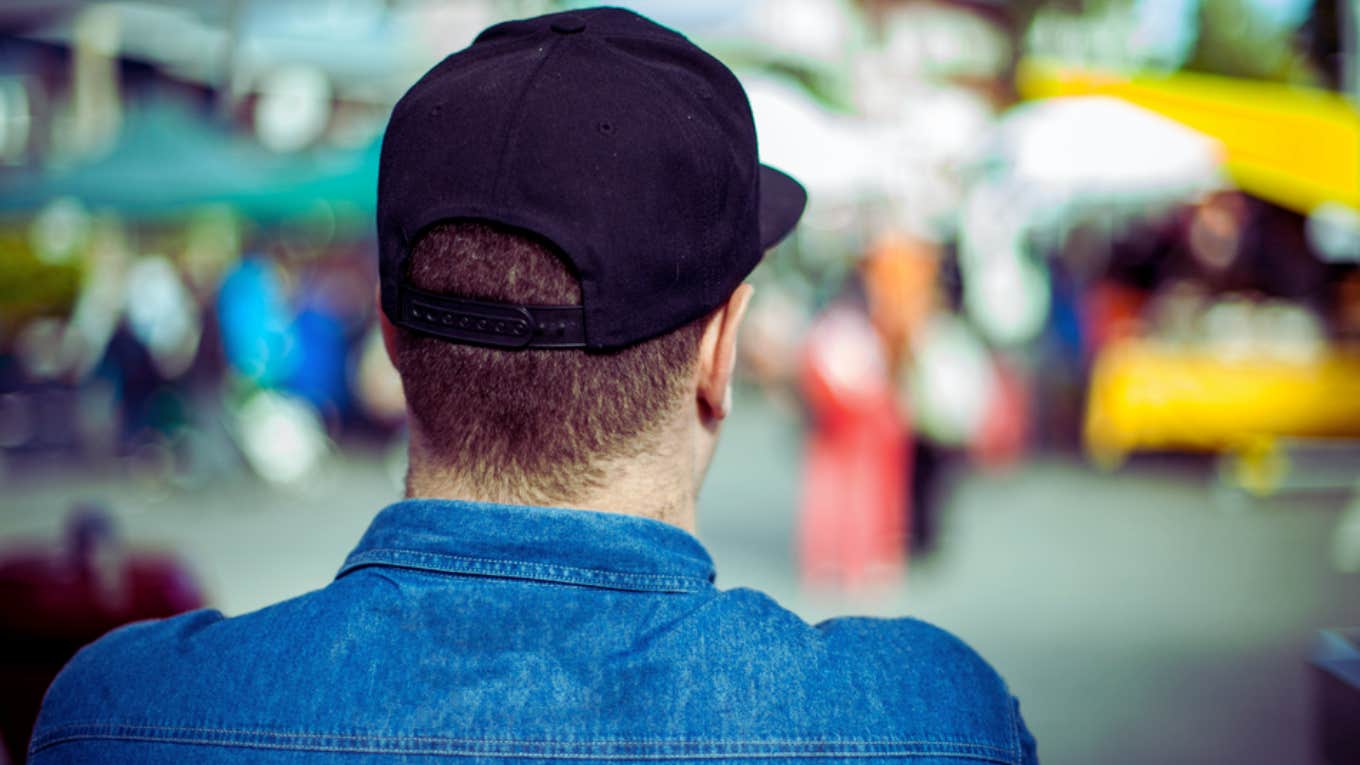 Man's Wife Texts Him During Dinner To Take Off His Hat Because His In-Laws Want Him To man, hat, in-laws, dinner