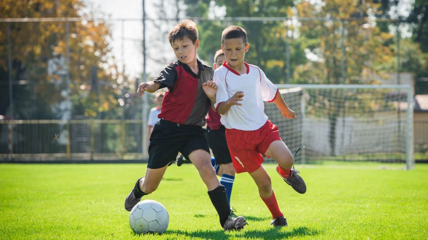 Mom Says Parents Need To Stop Raising ‘Soft Kids’ After Her Son Got In Trouble For Hurting A Kid’s Feelings By Being Good At Soccer Boys playing soccer