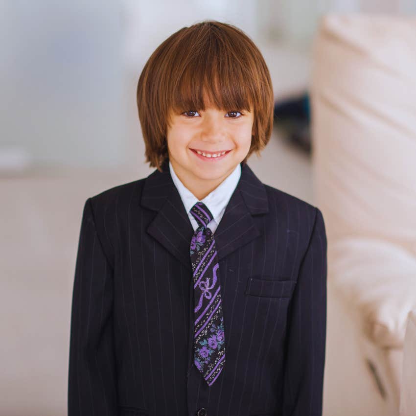 boy in suit